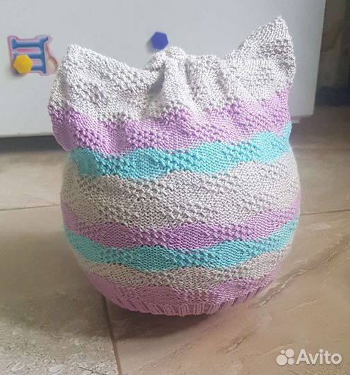 Шапочка для девочки летняя