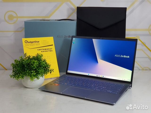 Ноутбук Asus ZenBook Ryzen 5, 8Gb, 512Gb, IPS