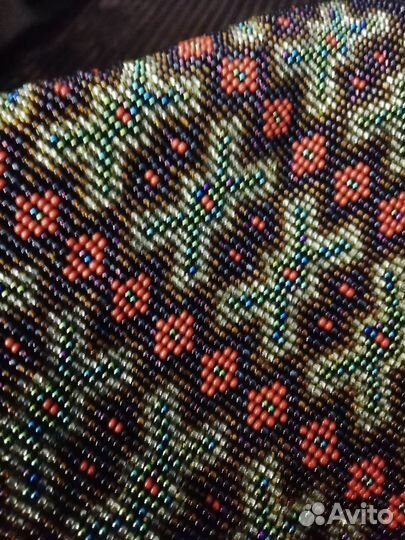 Сумка из бисера ручной работы