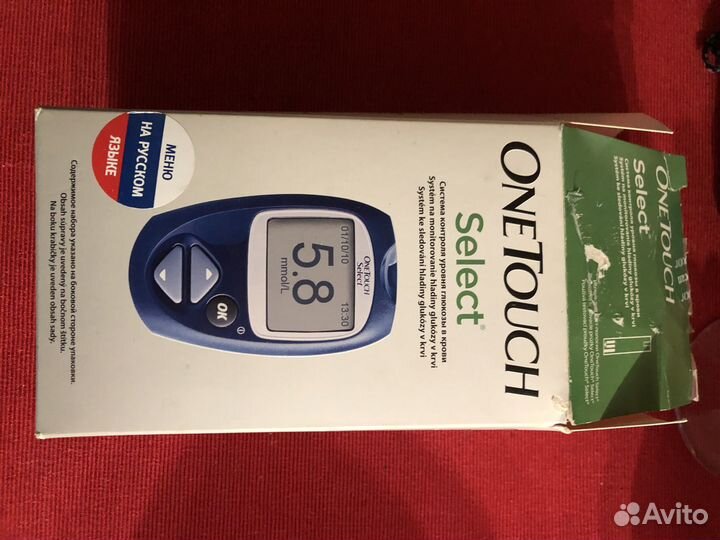 Глюкометр one touch select