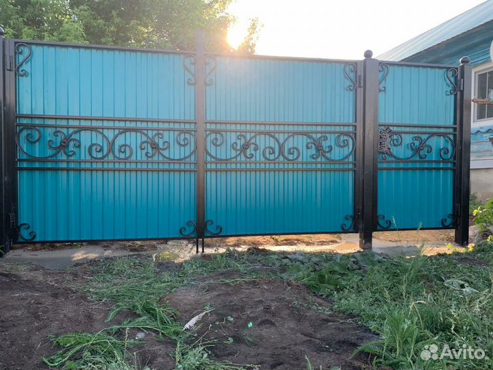 Ворота кованые