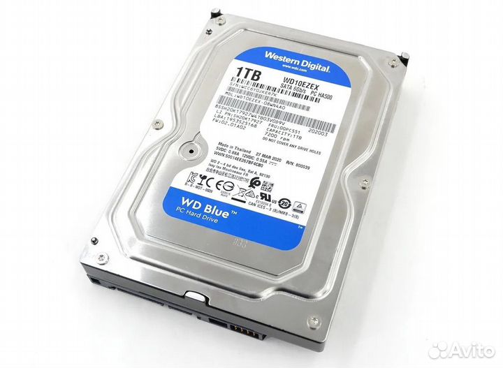 Жесткий диск Western Digital WD Blue 1 тб WD10ezex