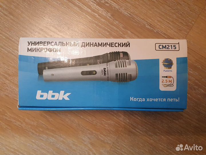 Новые Микрофоны BBK CM114, CM110, CM215