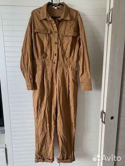 Комбинезон хлопковый с длинным рукавом 48 размер
