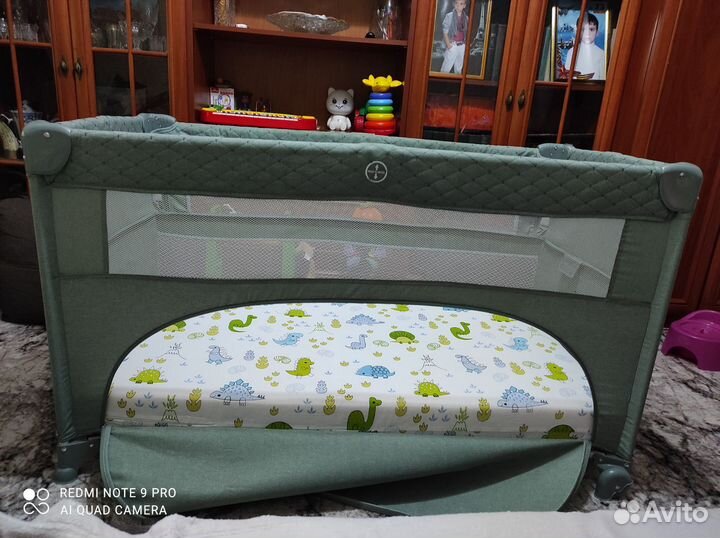 Детская кровать манеж с матрасом