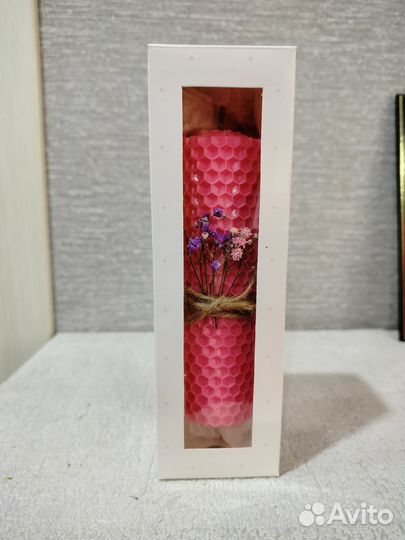 Свечи из вощины Подарок на день матери