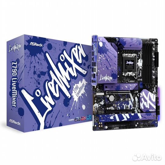 Z790 livemixer, Socket 1700, IntelZ790, 4xDDR5-480