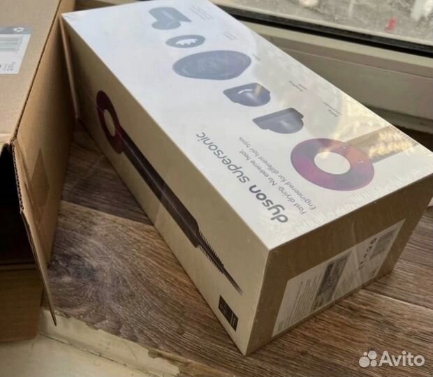 Фен dyson оригинал новый на гарантии розовый