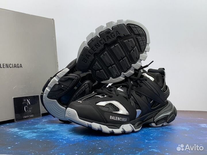 Balenciaga Track Sneaker Black Silver