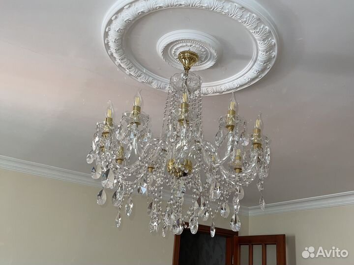 Люстра хрустальная чешская