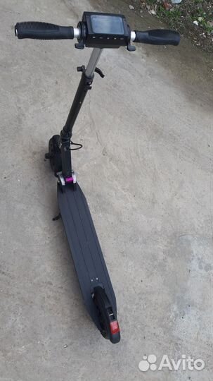 Электросамокат E-scooter севший аккумулятор
