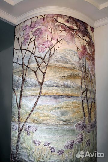 Художественная роспись. Барельеф