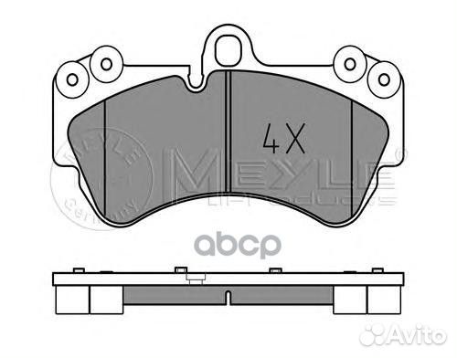 Колодки тормозные VAG cayenne(955) /touareg -13