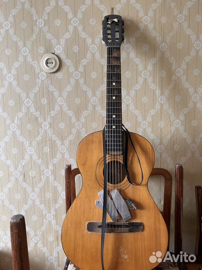 Электроакустическая Гитара Самоделка