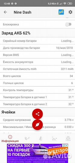 Электросамокат Ninebot es4