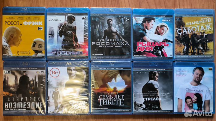 BD Blu ray BD-R диски, фильмы, часть 2