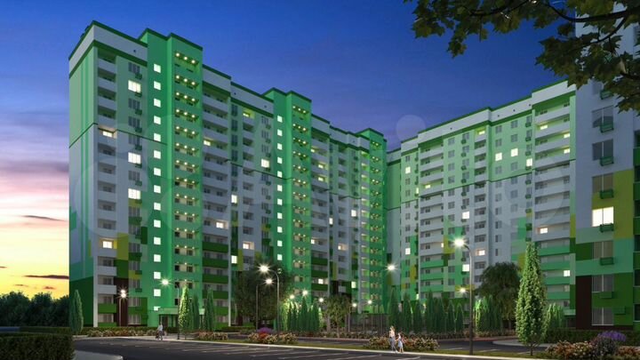 2-к. квартира, 63 м², 9/16 эт.