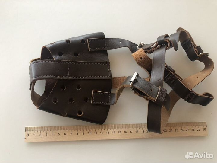 Намордник кожаный