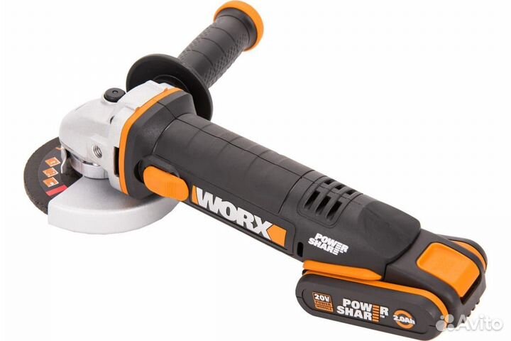 Аккумуляторная угловая шлифмашина Worx кейс WX800