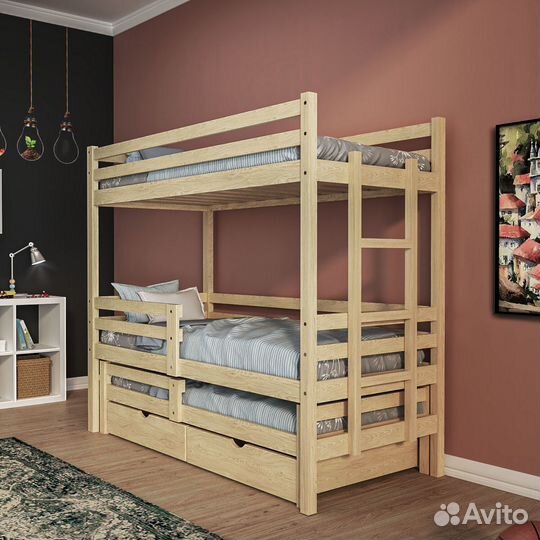 Двухъярусная детская кровать