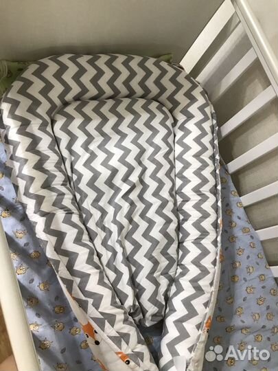 Кокон-гнёздышко для малыша двухсторонний