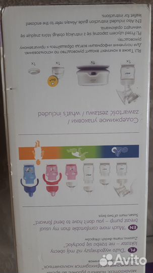 Молокоотсос avent электрический