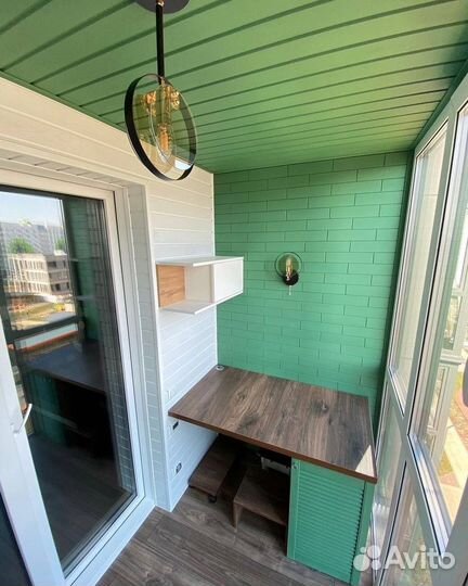 Отделка и остекление балконов и лоджий, утепление