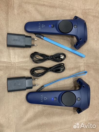 Htc vive pro 2.0 контроллеры комплект + чехлы