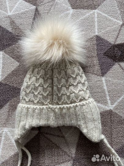 Шапка теплая на малыша
