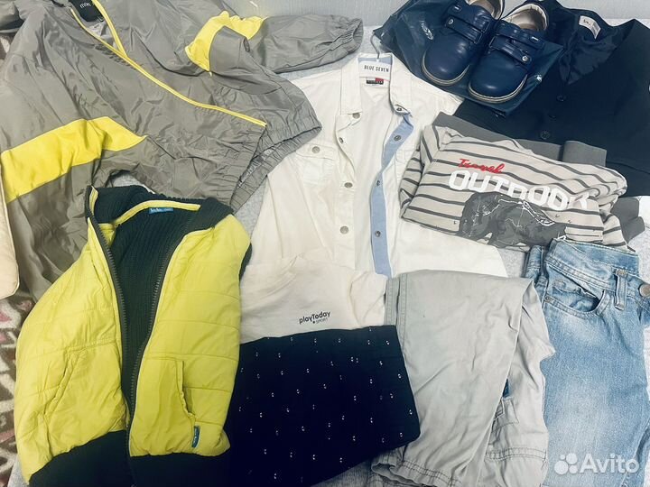 Одежда и обувь для мальчика пакетом 110