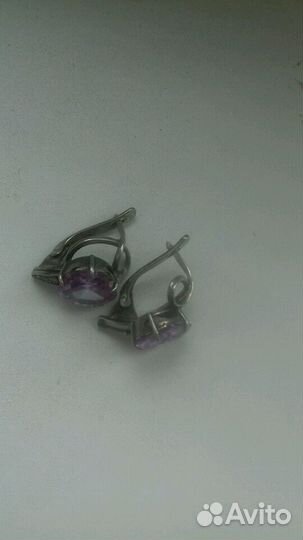 Серебряные серьги