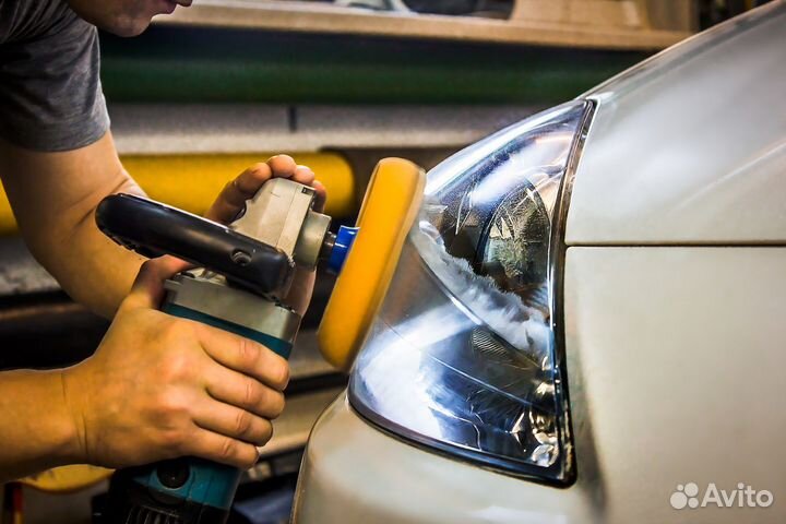 Бюджетная полировка фар