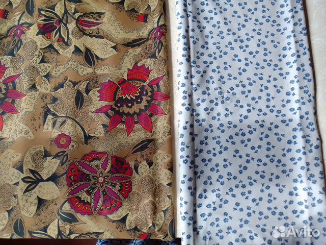 Ткани разные в отрезах