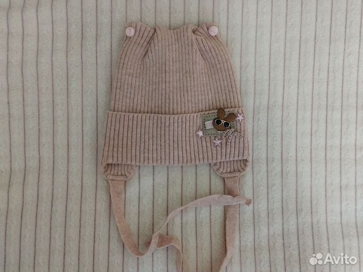 Шапочка для девочки осень 3-4 года