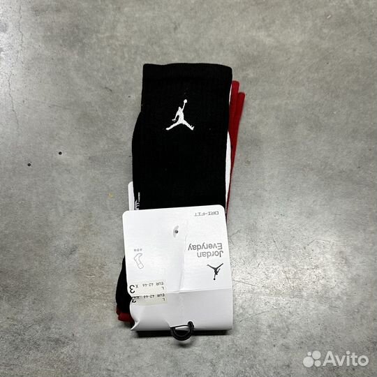 Носки Jordan Everyday Socks (пак из 3 пар)