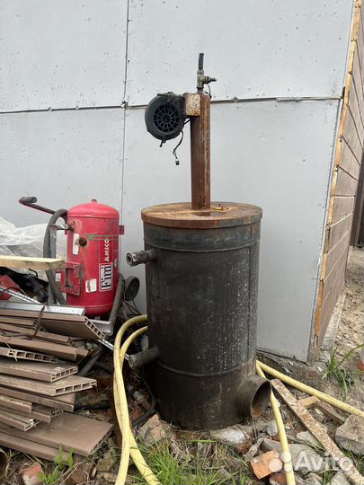 Котел на отработанном масле, отработке