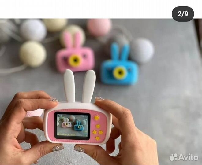 Детский фотоаппарат зайчик,мишка