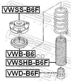 Подшипник опоры переднего амортизатора VWB-B6