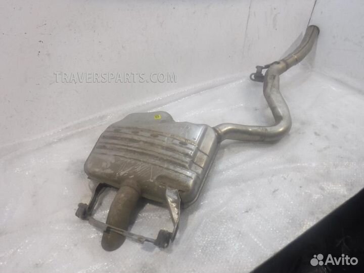 Задняя банка глушителя