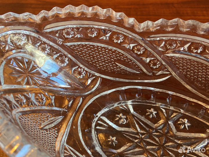 Вазы-ладьи, вазочки-конфетницы хрусталь СССР