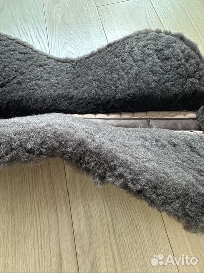 Мех под седло mattes, коричневый