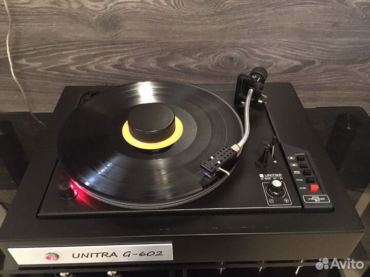 Виниловый проигрыватель unitra G-602