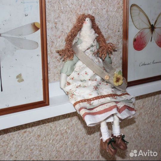 Кукла интерьерная тильда