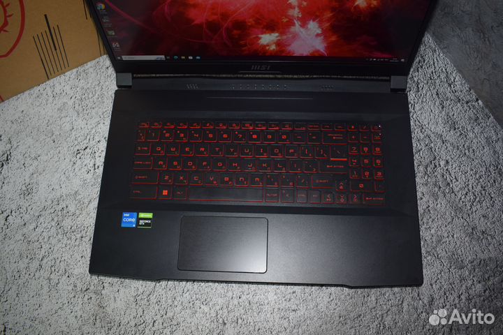 Игровой ноутбук MSI на Core i5-11400H/1650/144 Hz