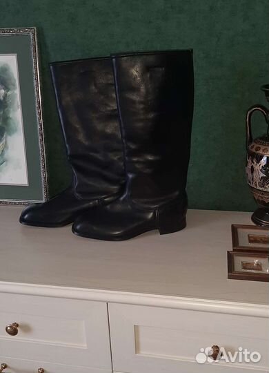 Сапоги хромовые генеральские зимние СССР новые 44