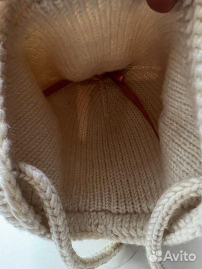 Шапочка зимняя из шерсти мериноса