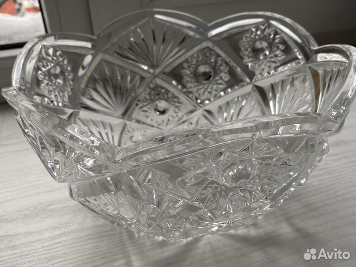Вазы для фруктов хрусталь