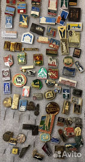 Значки СССР Города, памятные места