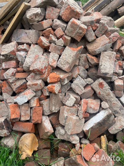 Кирпич красный бу