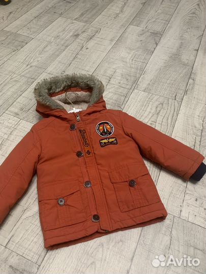 Детская куртка красная 86-92 р